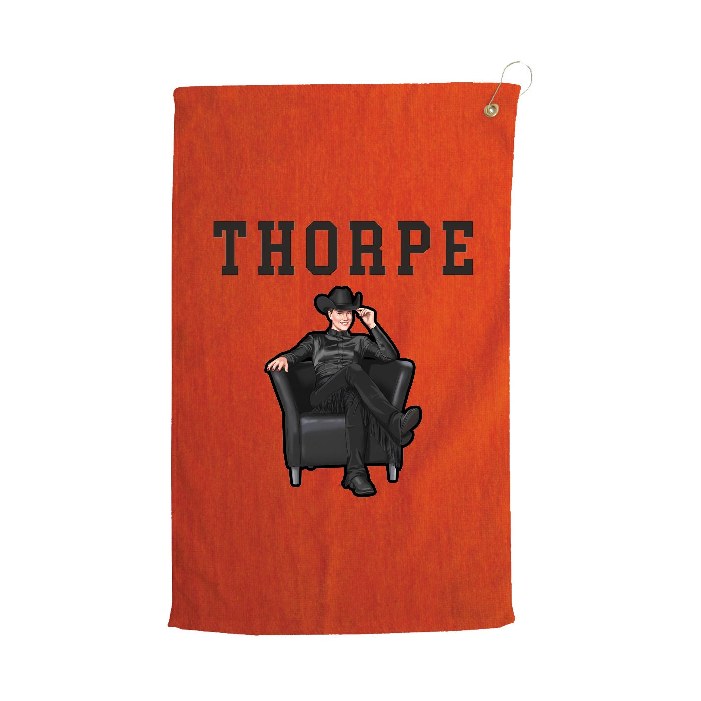 Golf Towel — Shirsey in Orange
