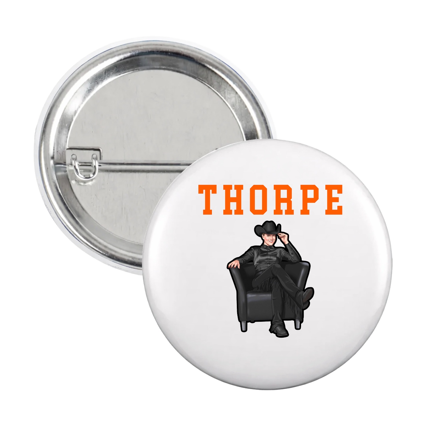 Game Day Button — Shirsey in White