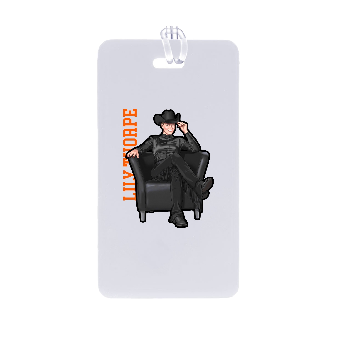 Bag Tag — Name Vertical in Classic