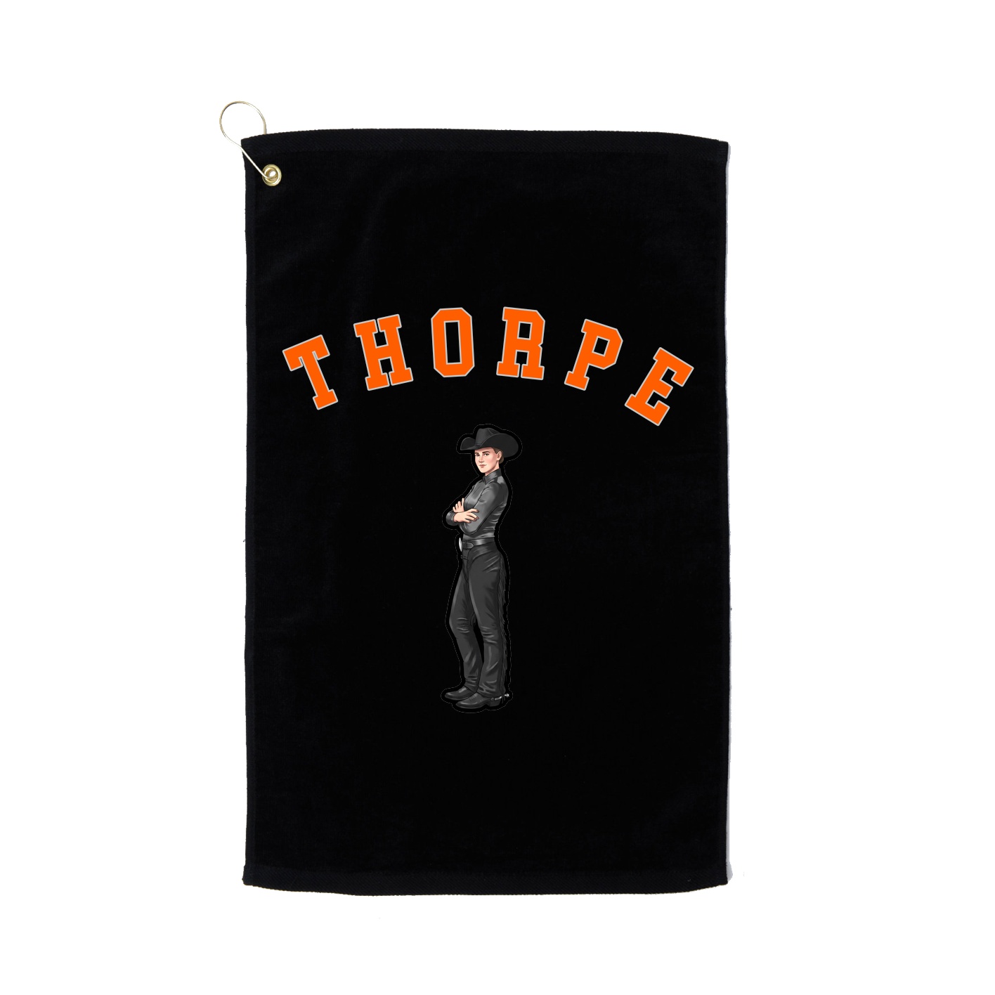 Golf Towel — Shirsey Arch in Black
