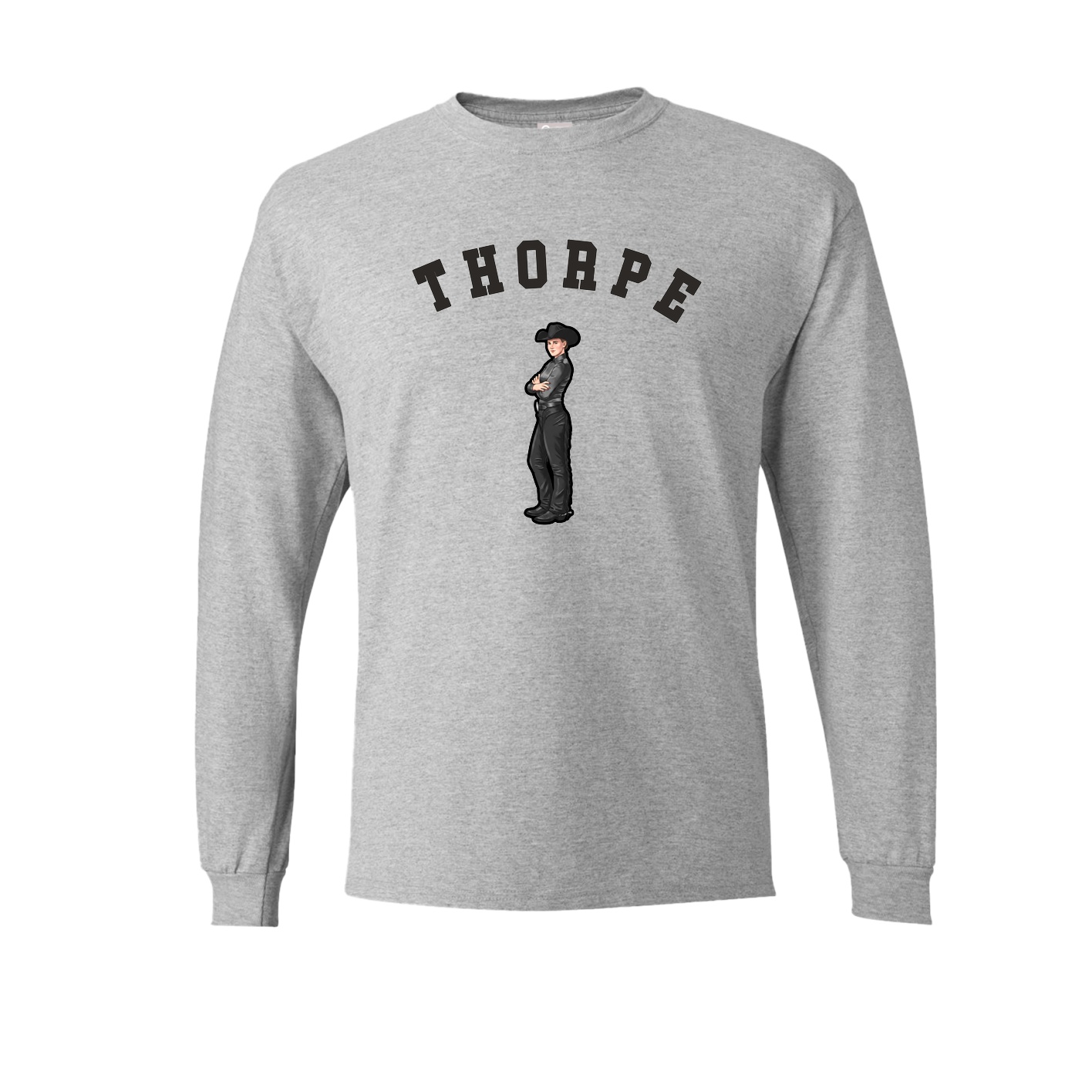 Long Sleeve Tee — Shirsey Arch in Grey