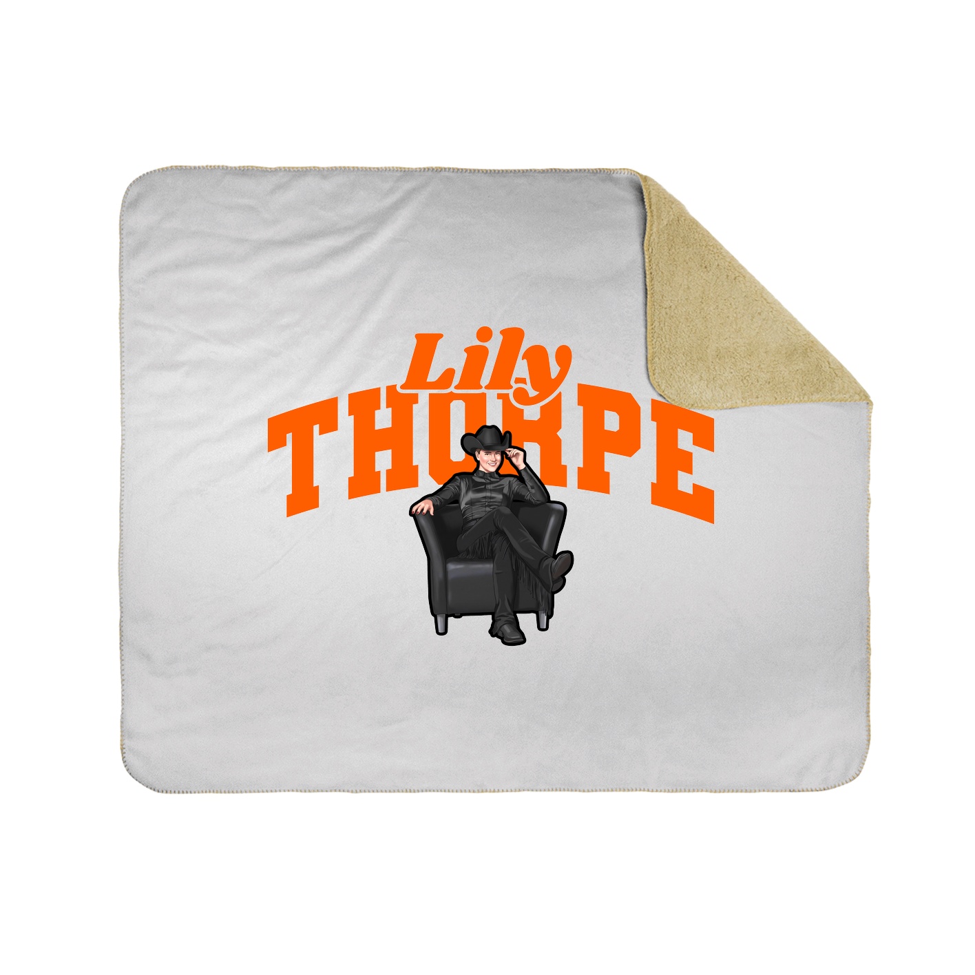 Throw Blanket — Signature Arch in White