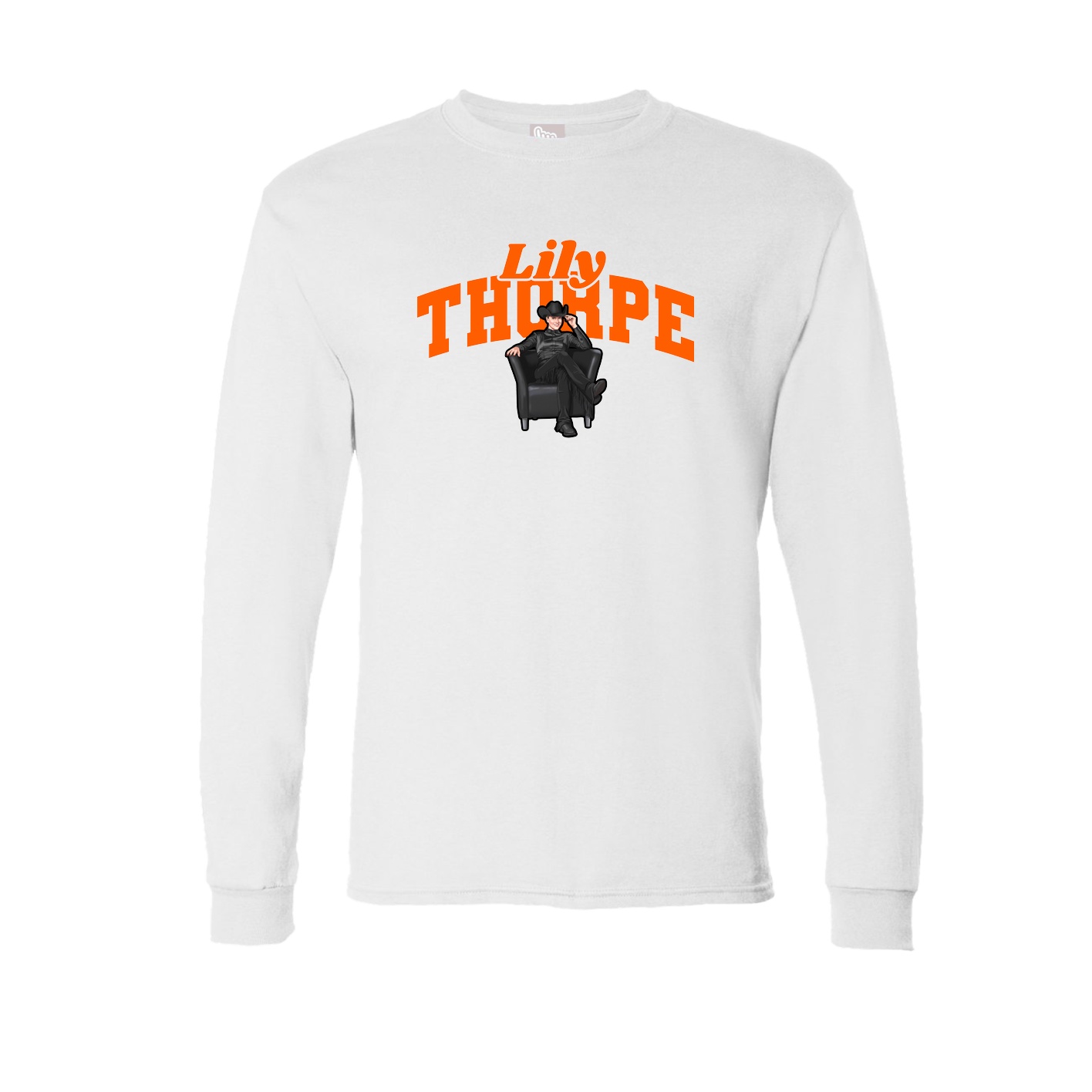 Long Sleeve Tee — Signature Arch in White