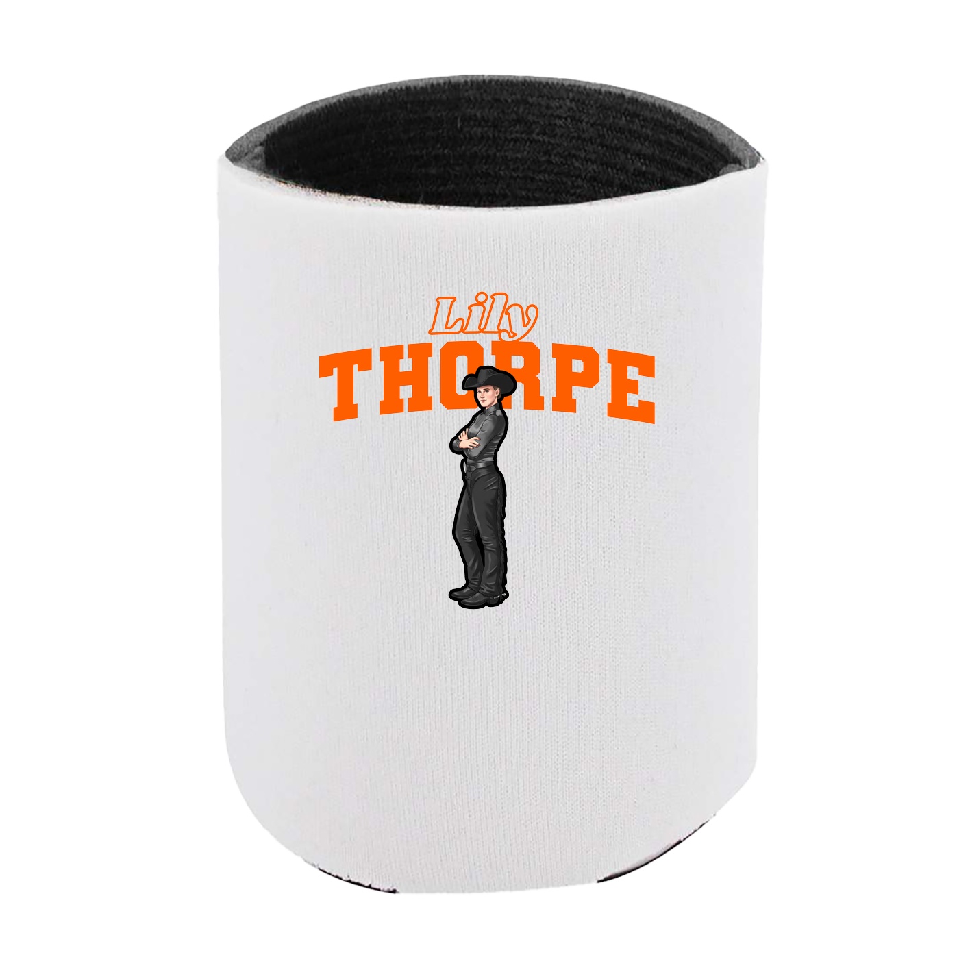 Can Holder — Name Arch in White