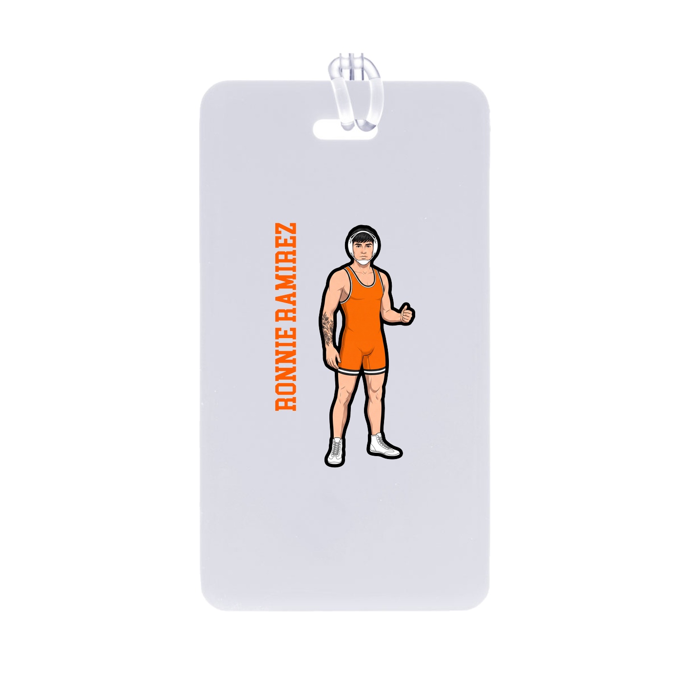 Bag Tag — Name Vertical in Classic