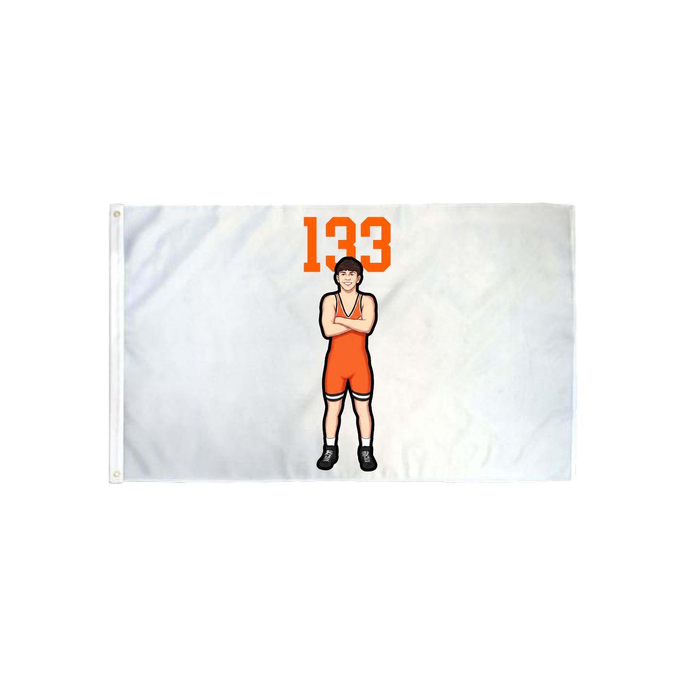 3x5 Flag — Number Top in Classic