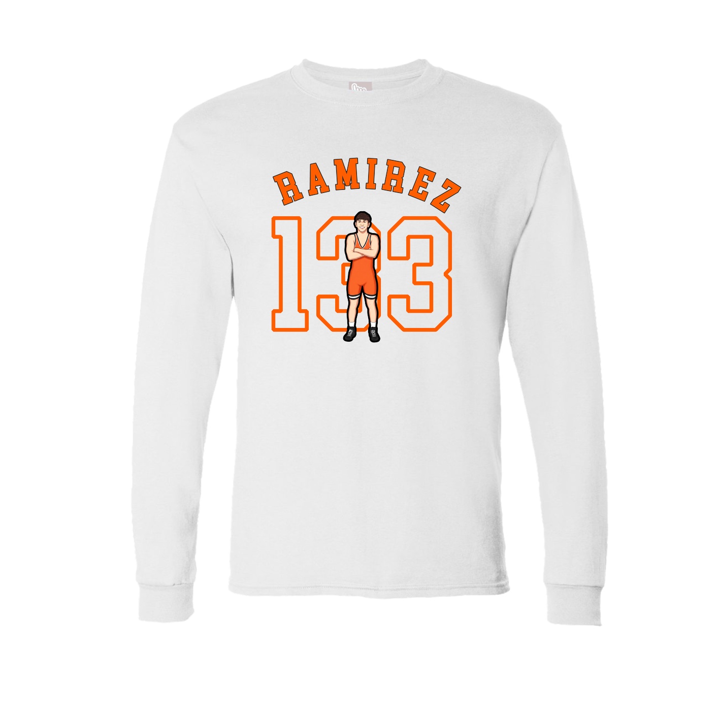 Long Sleeve Tee — Shirsey Arch in White