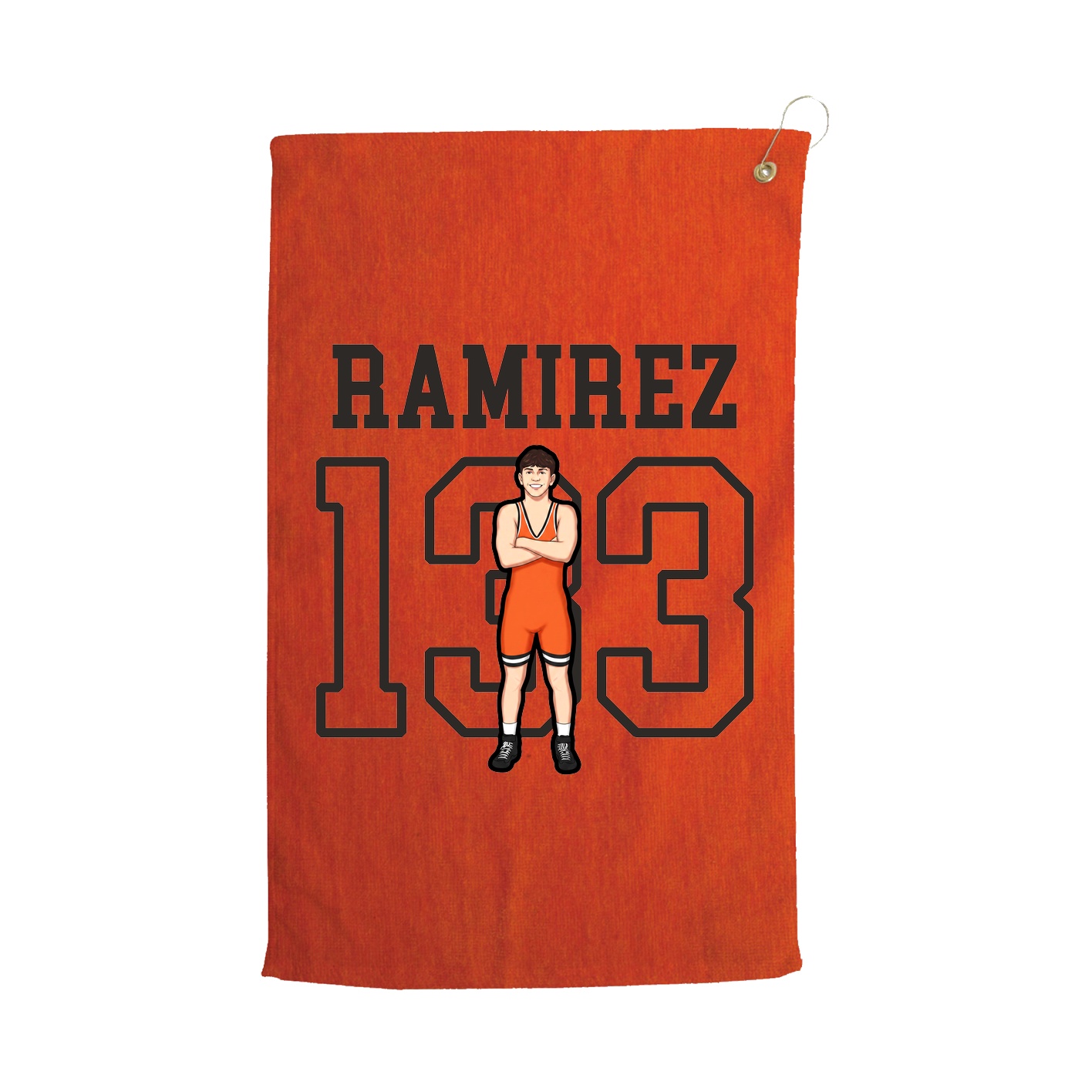 Golf Towel — Shirsey in Orange