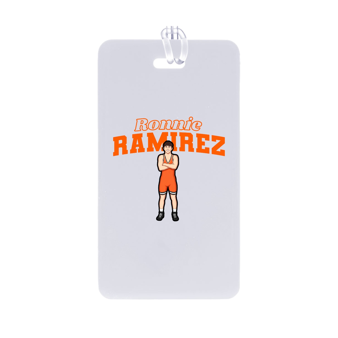 Bag Tag — Name Arch in Classic