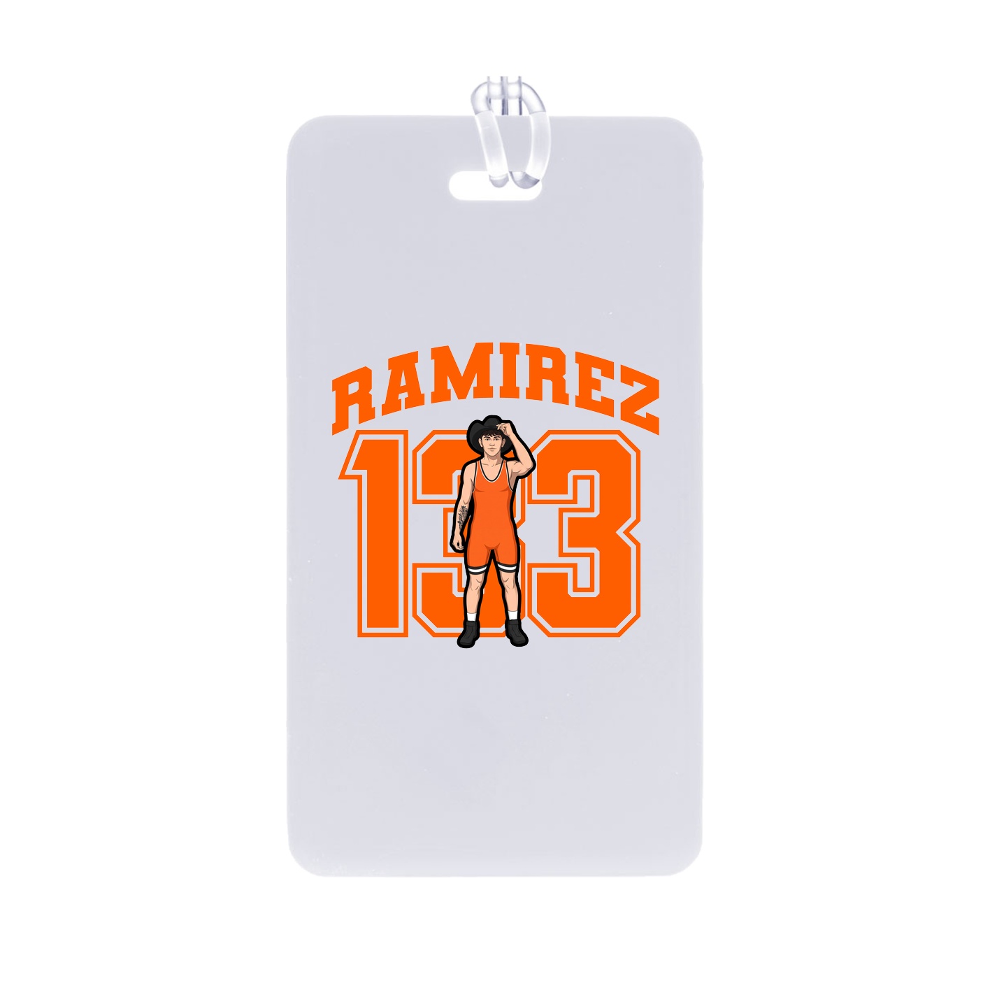 Bag Tag — Number in Classic