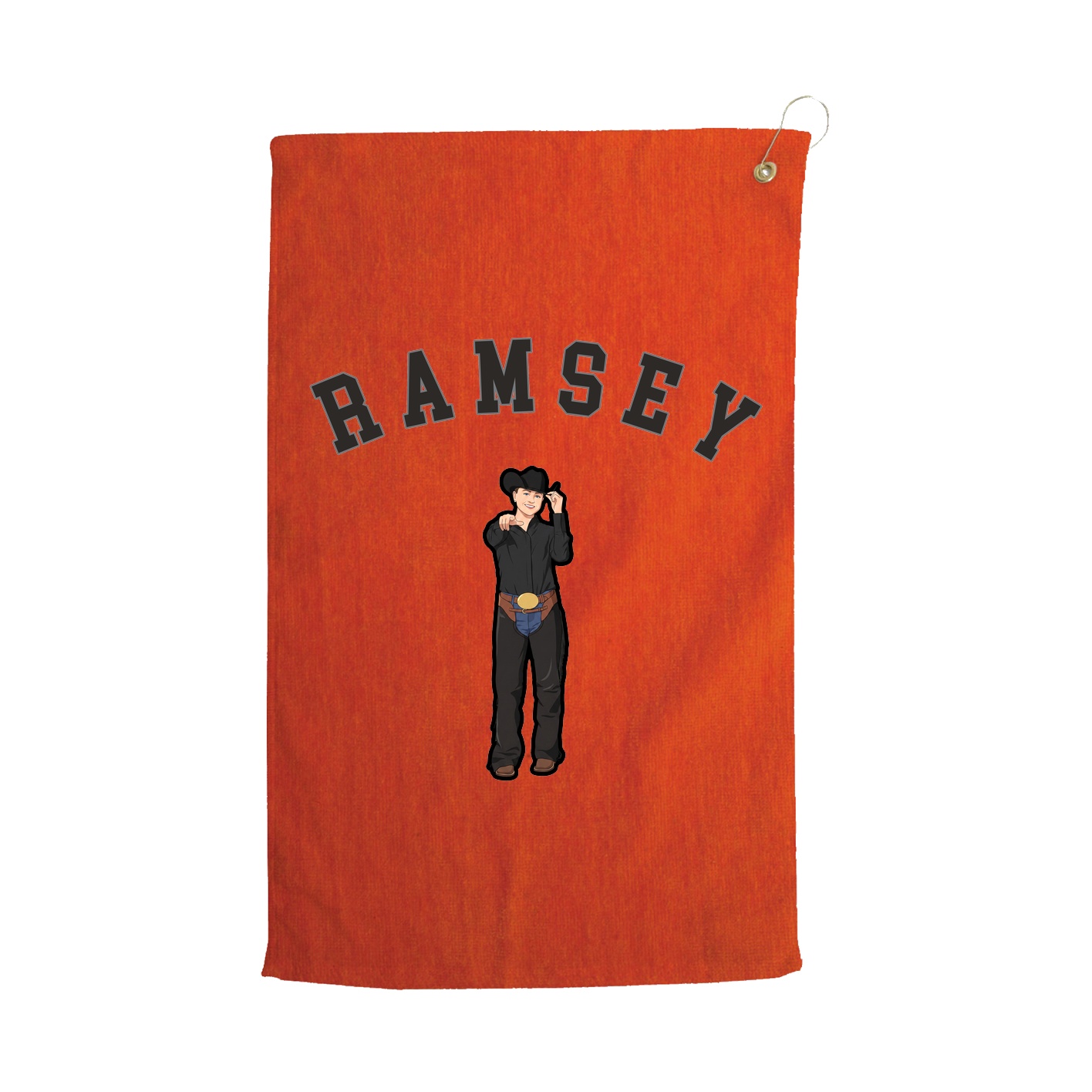Golf Towel — Shirsey Arch in Orange