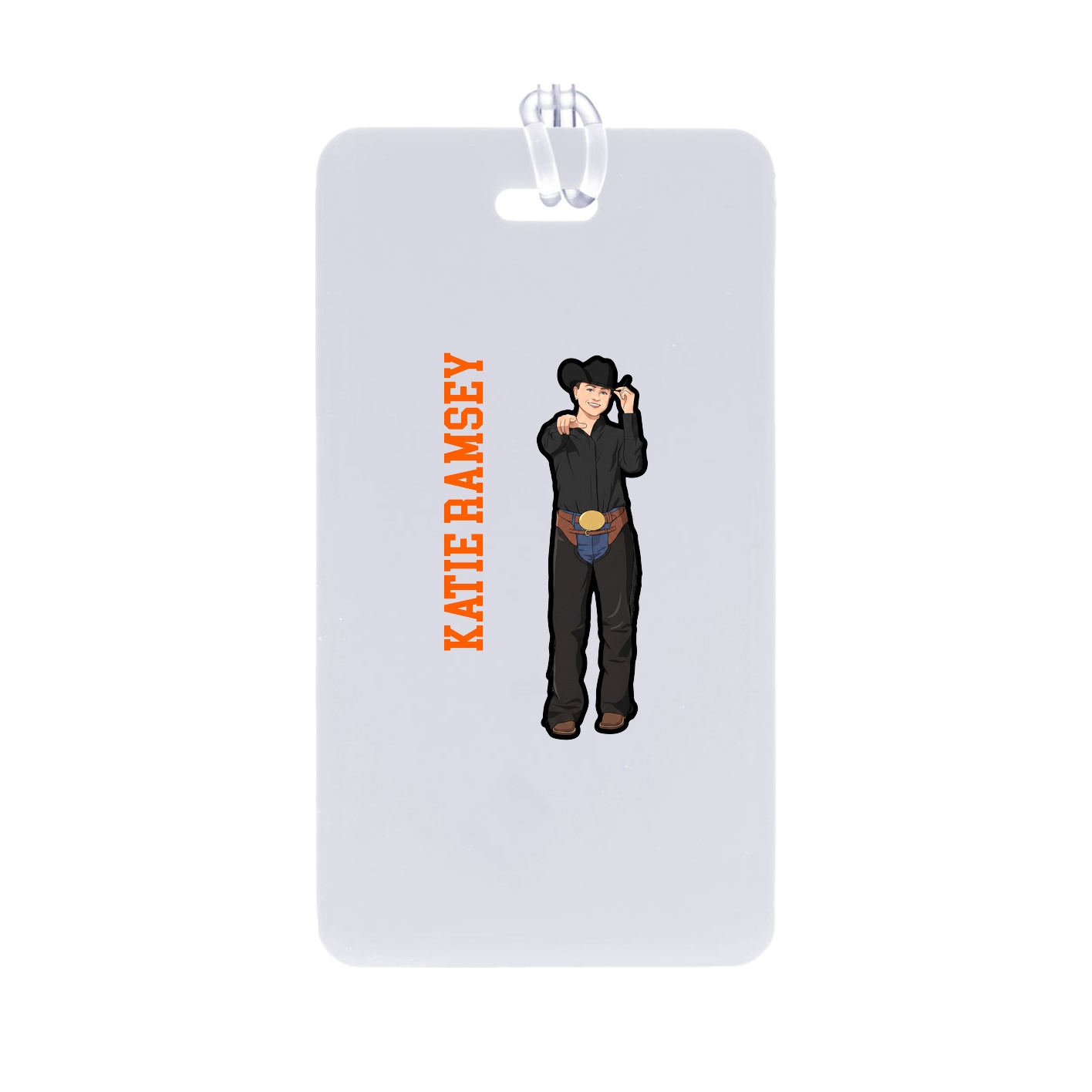Bag Tag — Name Vertical in Classic