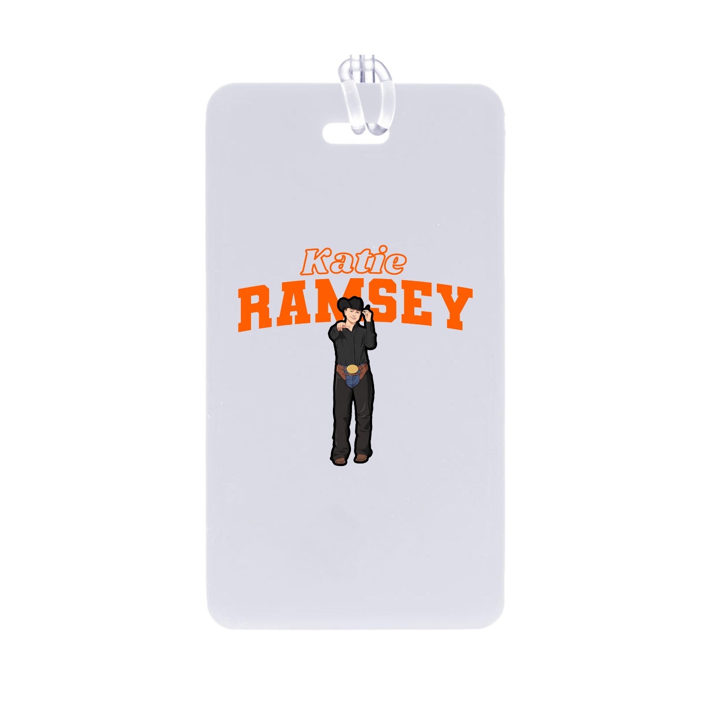 Bag Tag — Name Arch in Classic