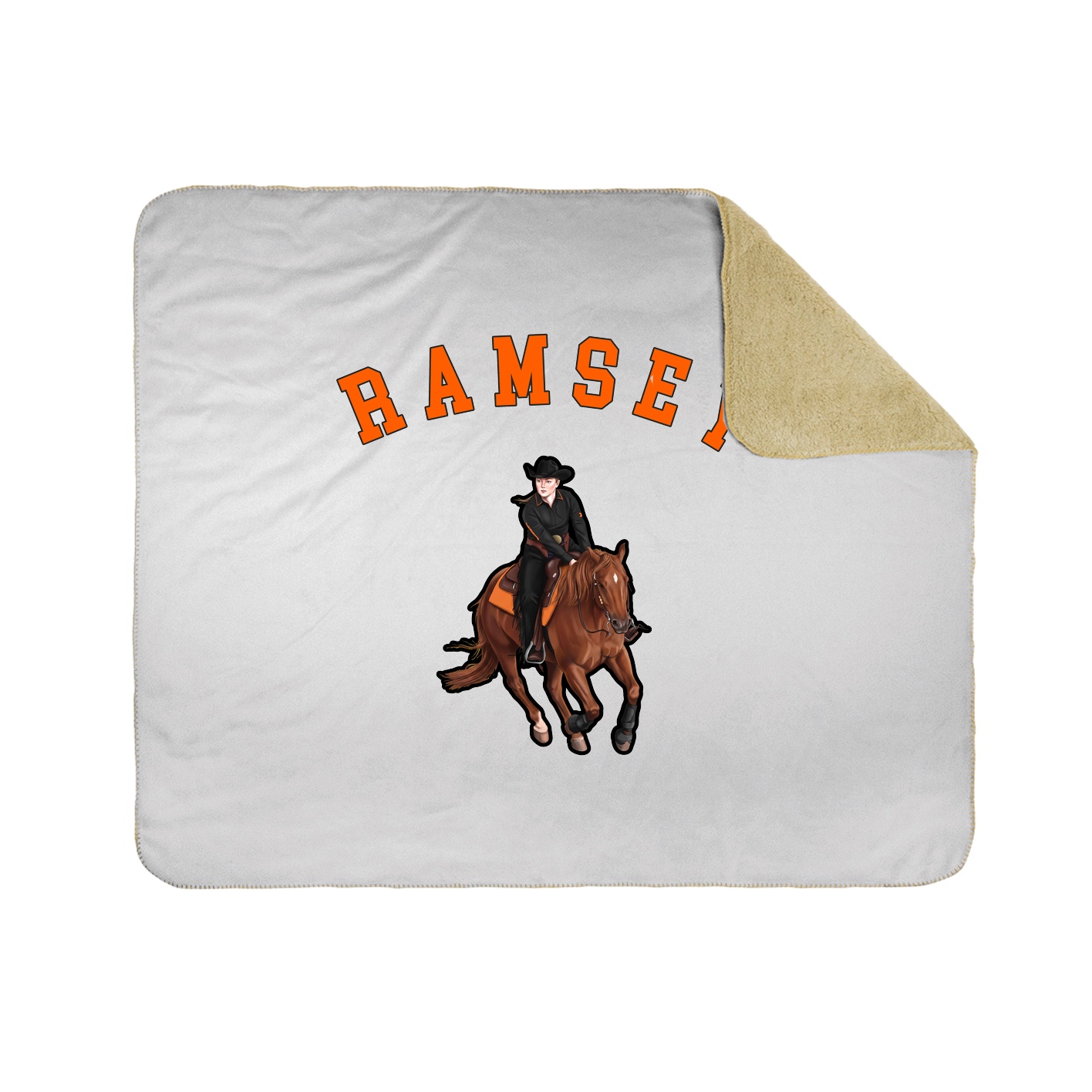 Throw Blanket — Shirsey Arch in White