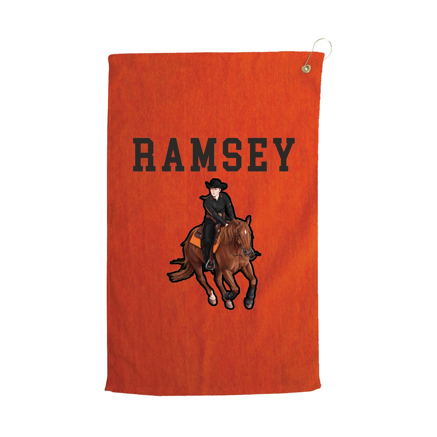 Golf Towel — Shirsey in Orange