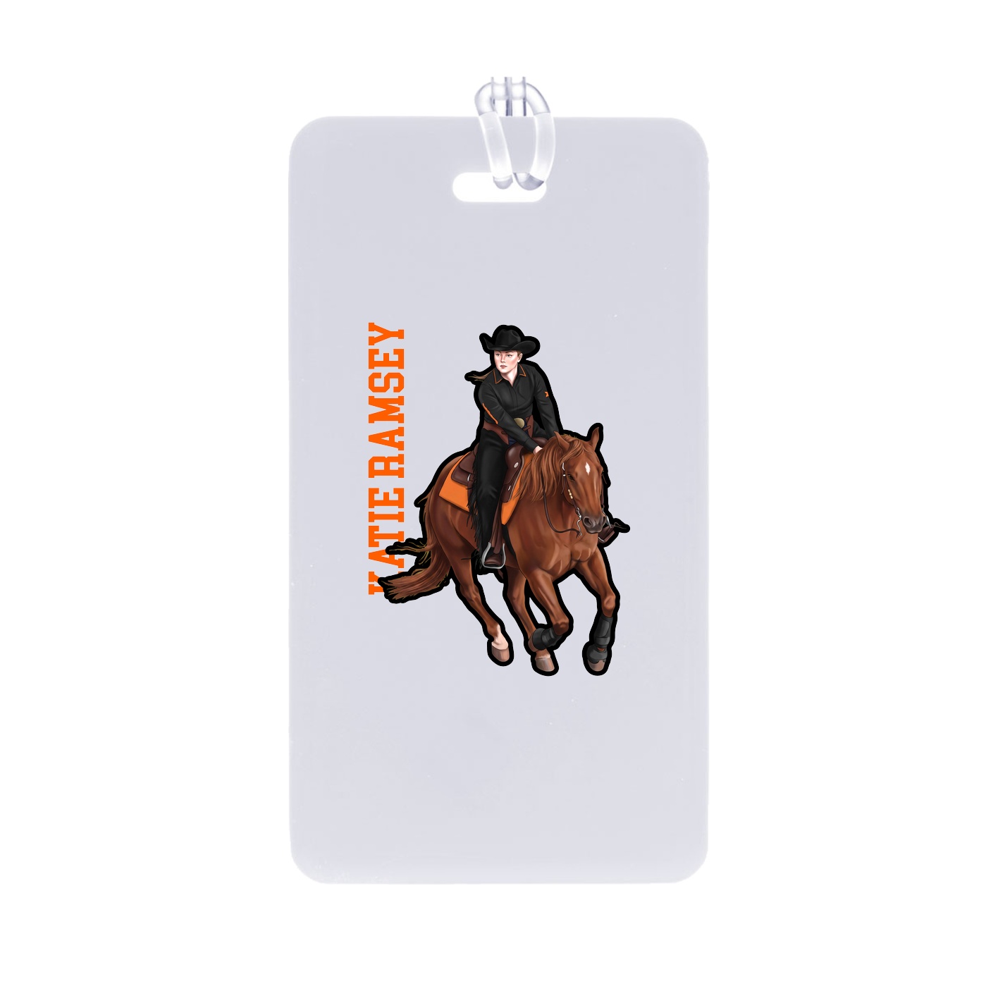 Bag Tag — Name Vertical in Classic
