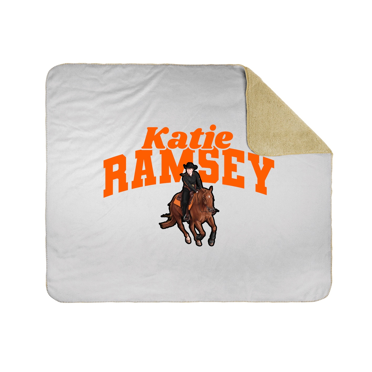 Throw Blanket — Signature Arch in White