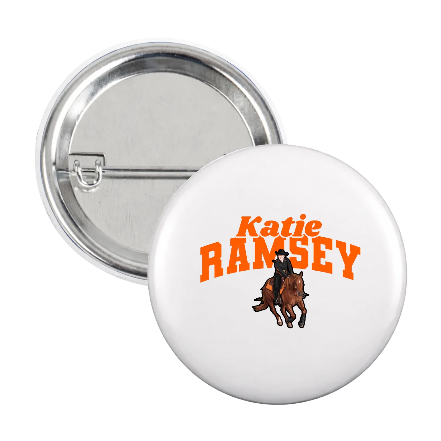 Game Day Button — Signature Arch in White