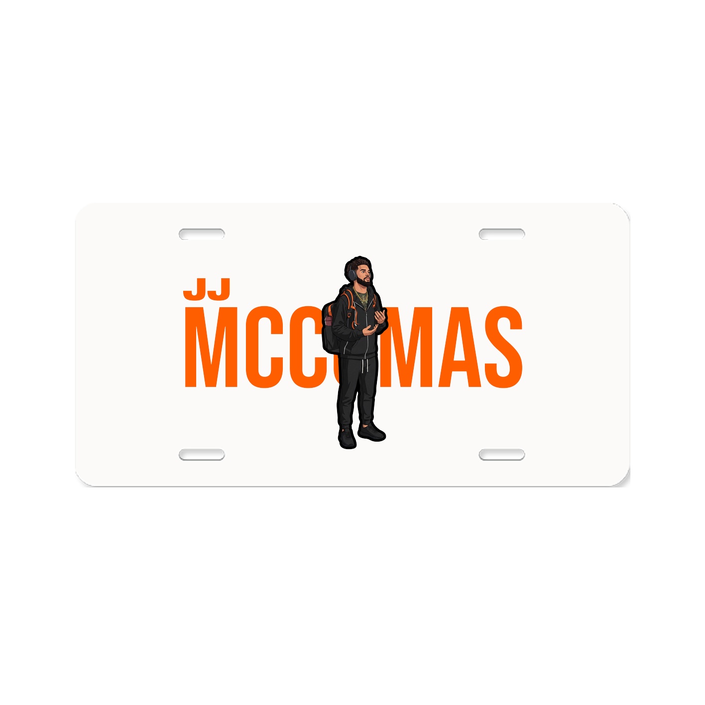 License Plate — Player Name in Classic