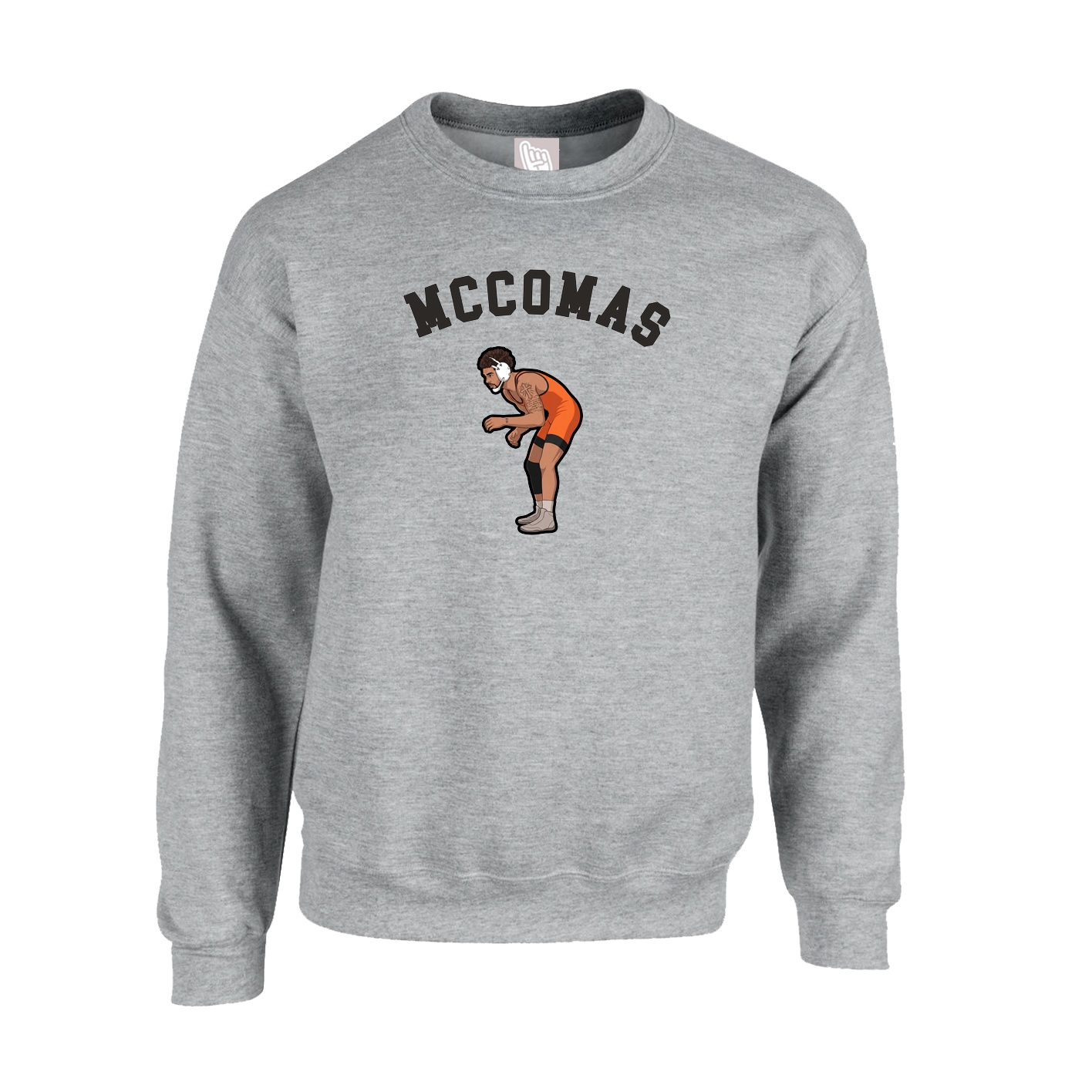 Fleece Crew — Shirsey Arch in Grey
