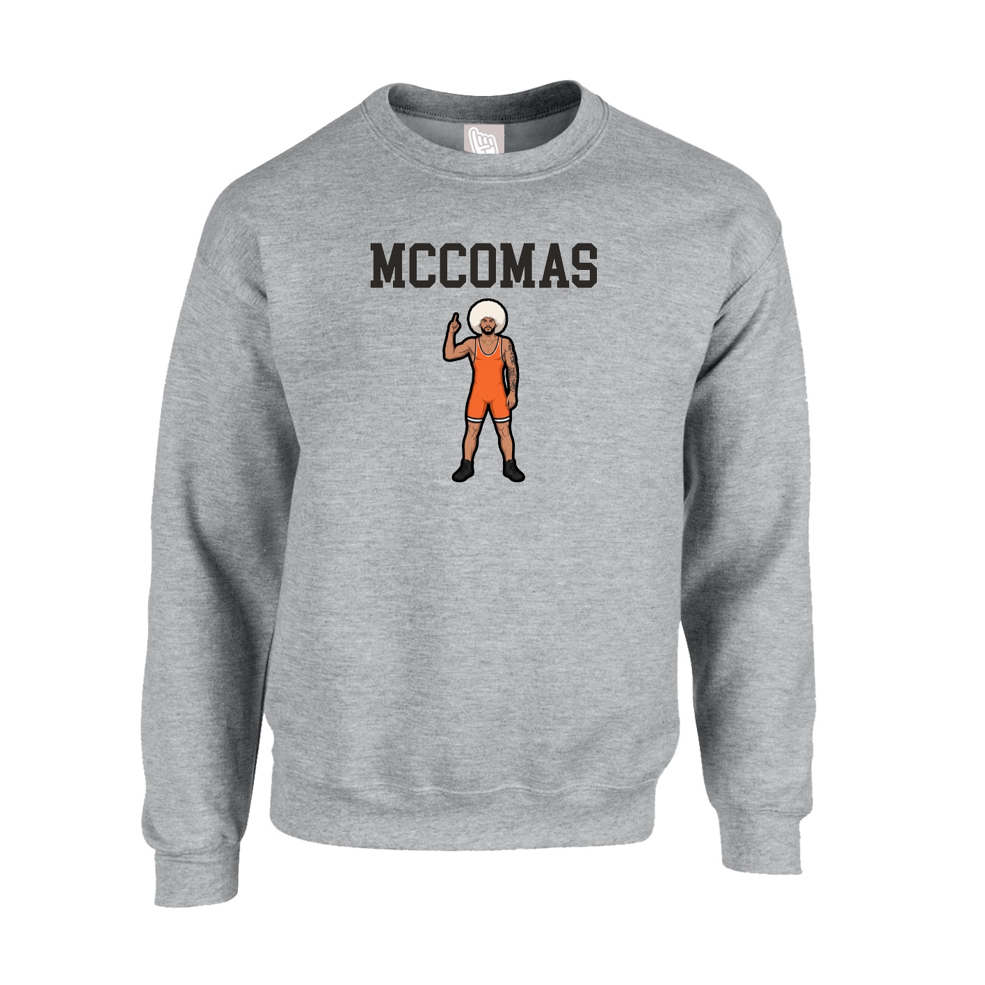 Fleece Crew — Shirsey in Grey