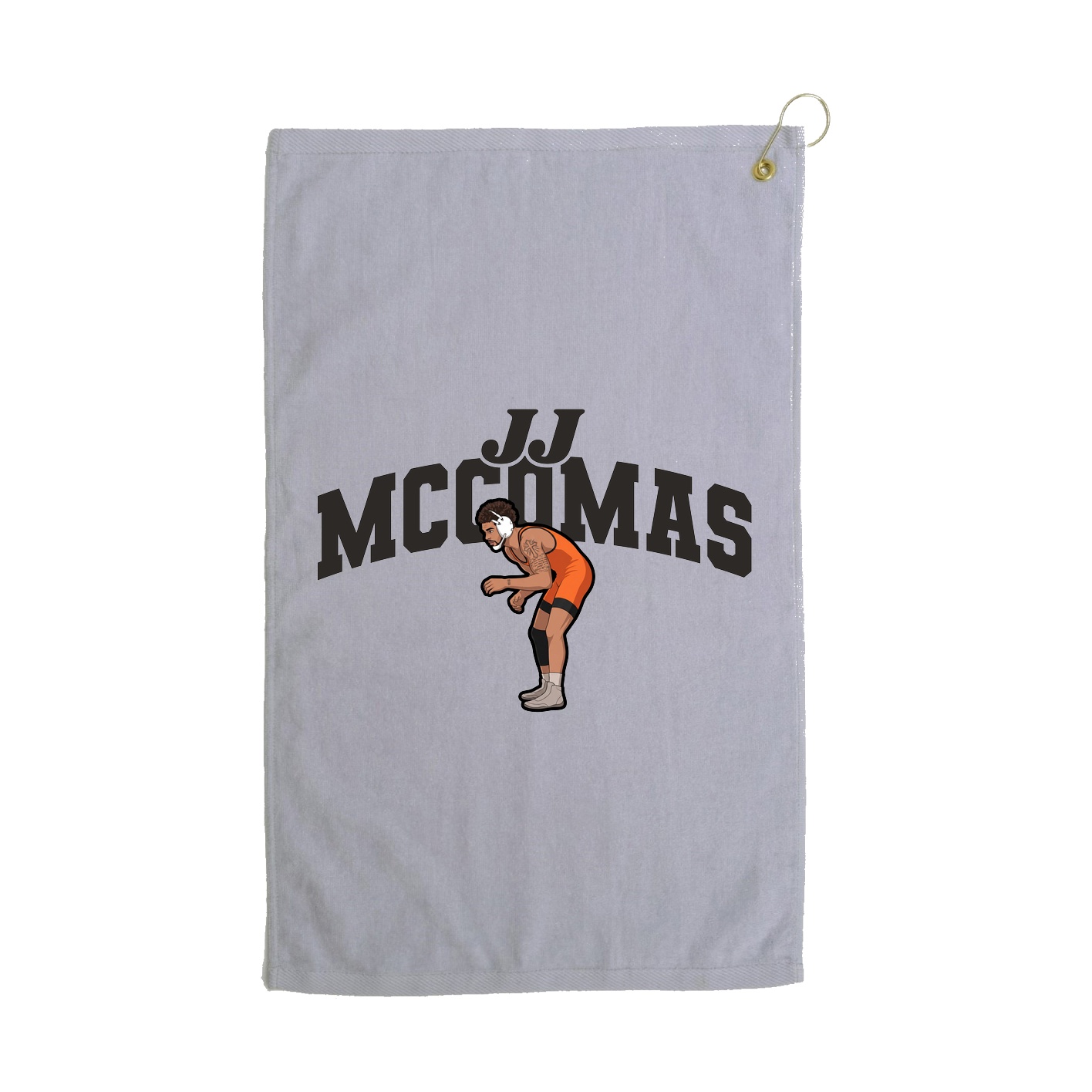 Golf Towel — Signature Arch in Grey