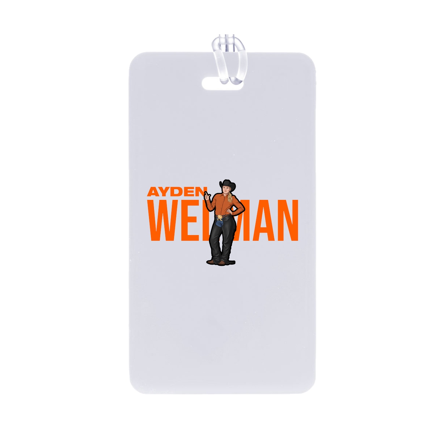 Bag Tag — Player Name in Classic