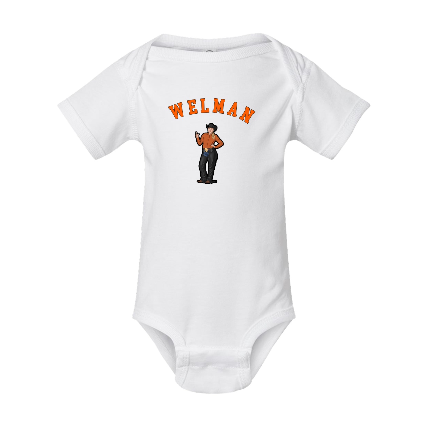 Baby Onesie — Shirsey Arch in White