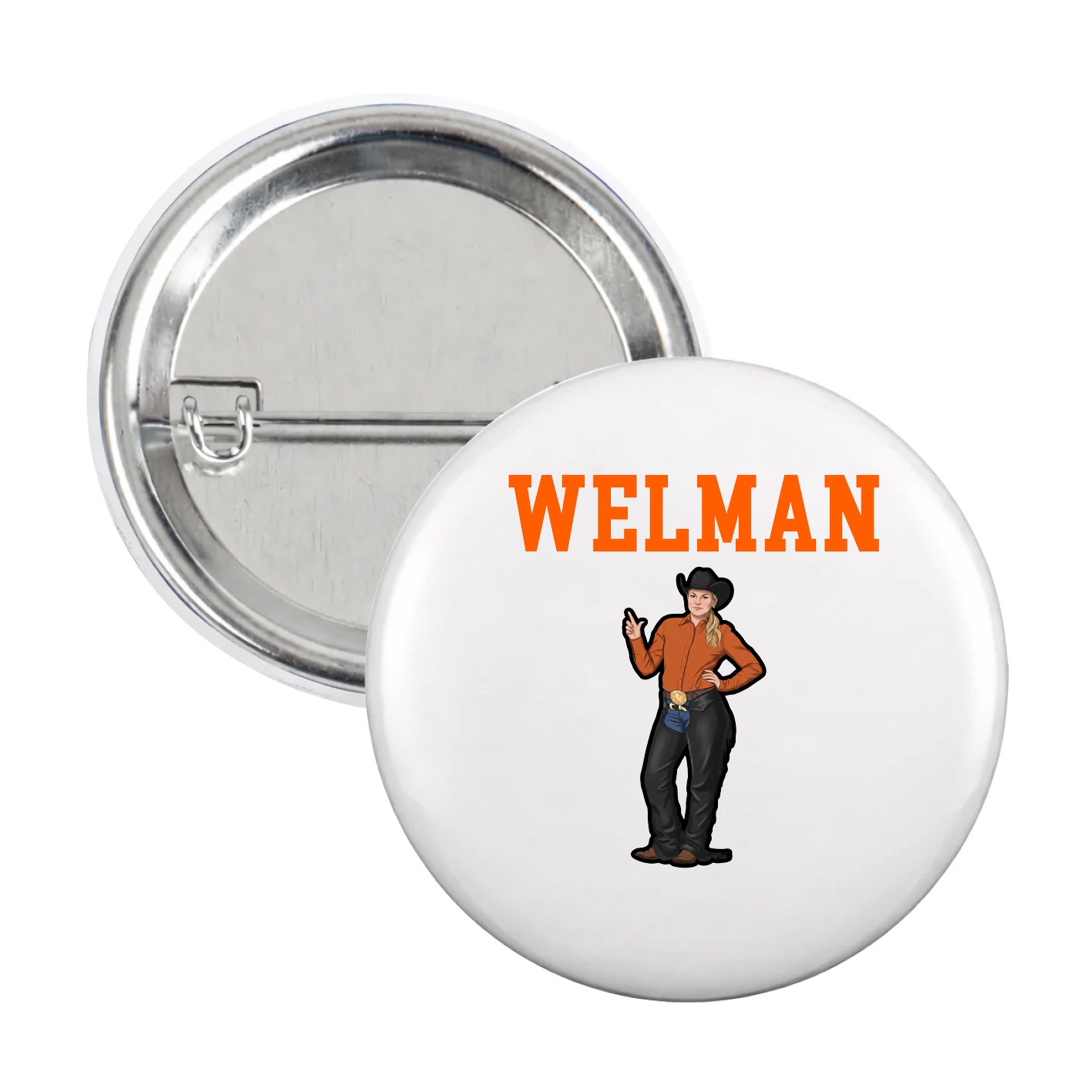 Game Day Button — Shirsey in White