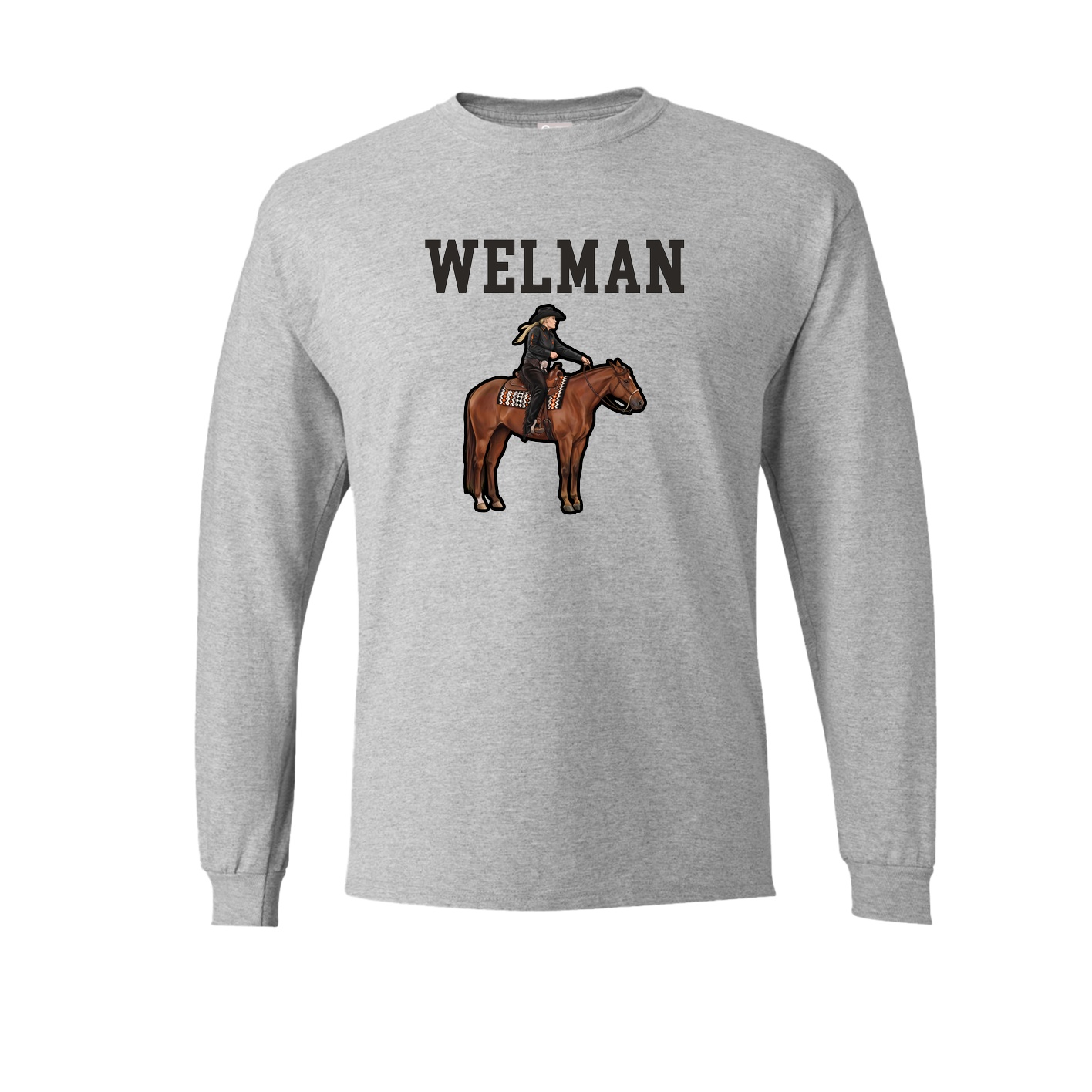 Long Sleeve Tee — Shirsey in Grey