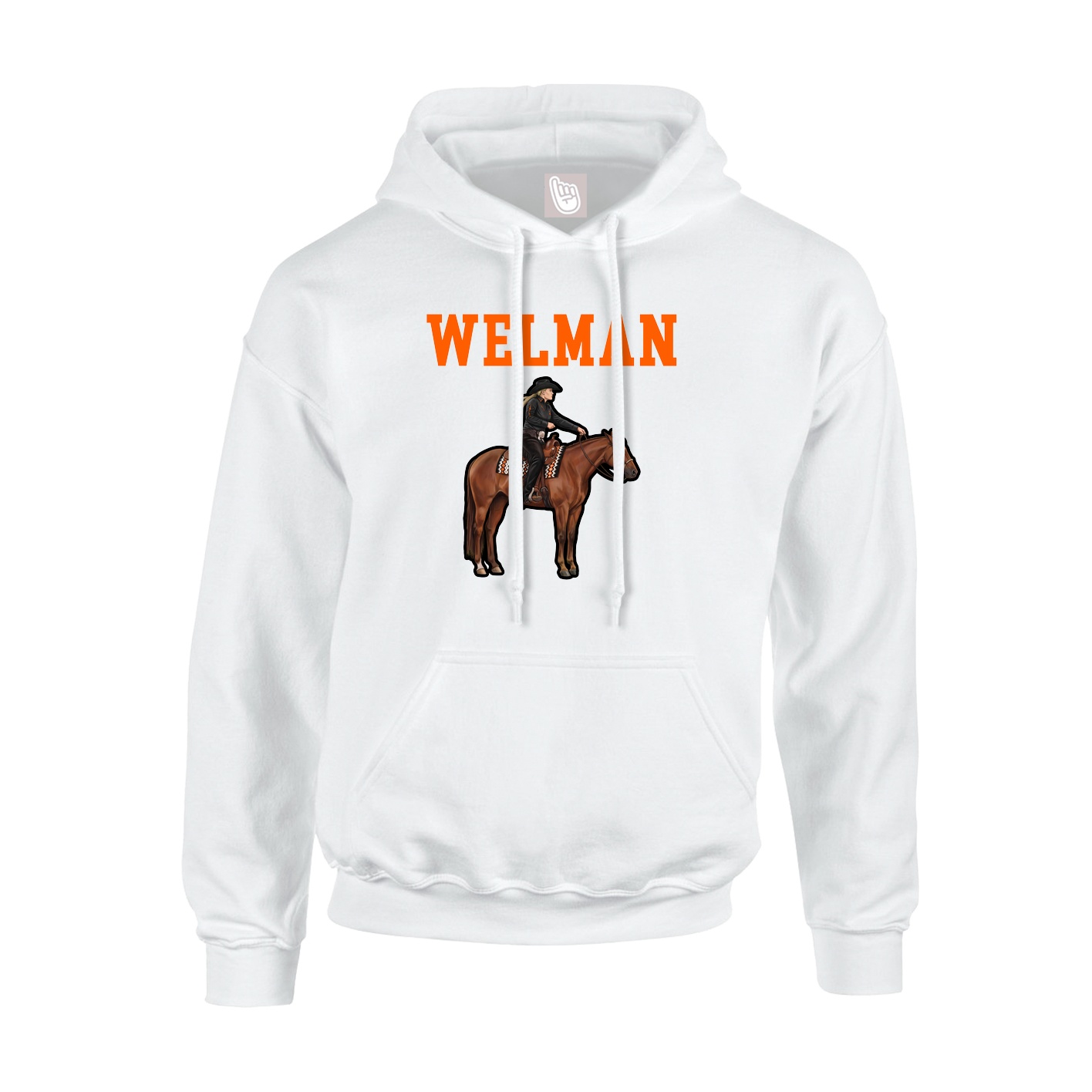 Hoodie — Shirsey in White