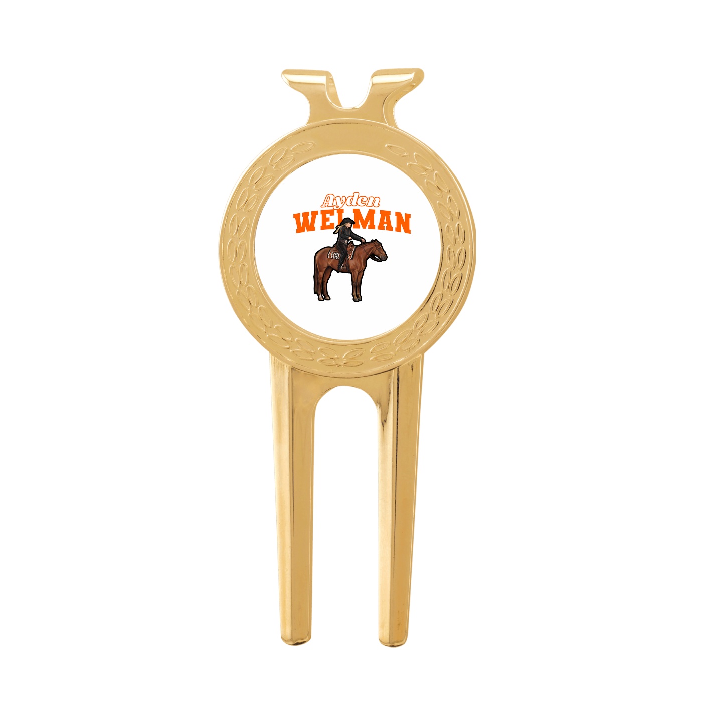 Divot Tool with Ball Marker — Name Arch in Classic