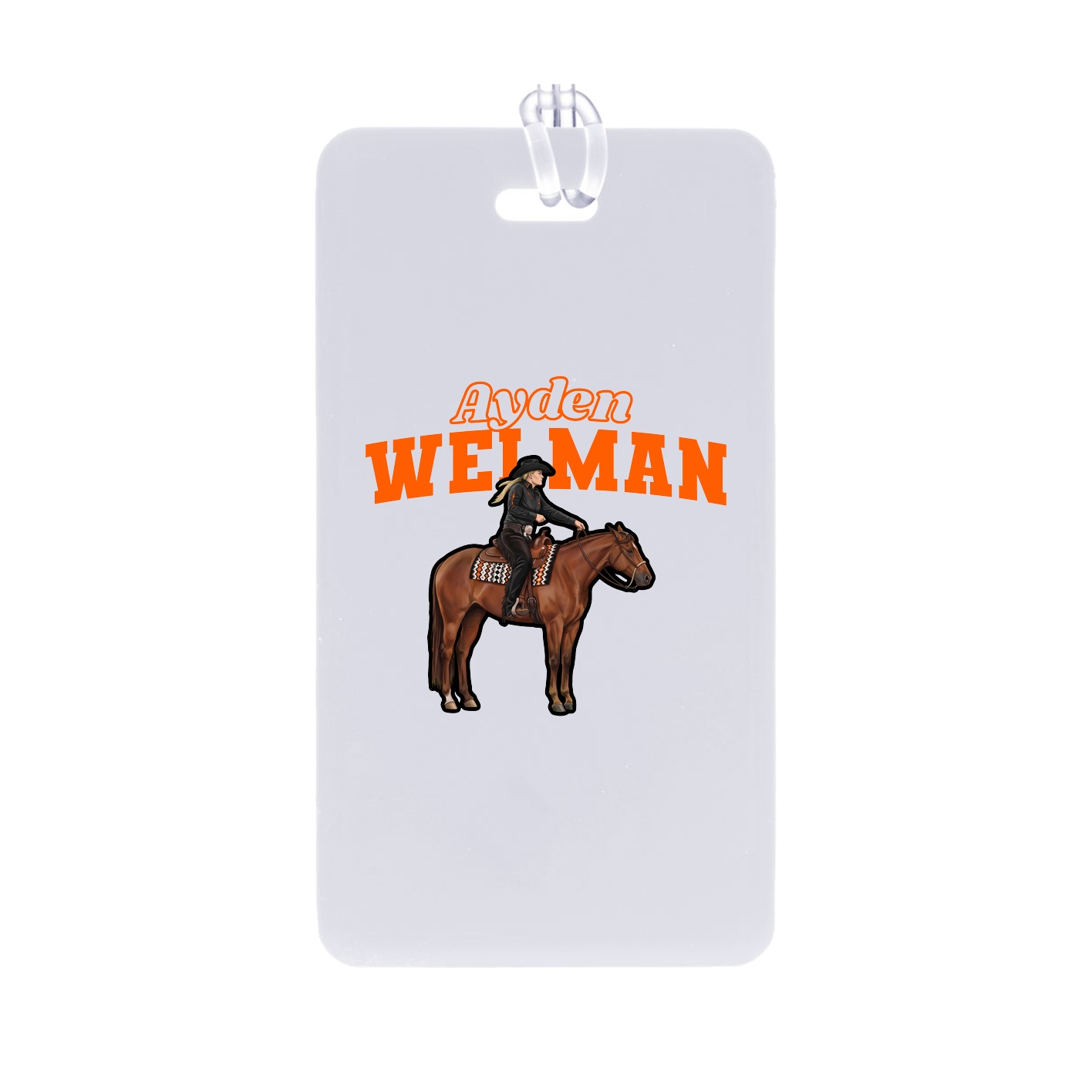 Bag Tag — Name Arch in Classic