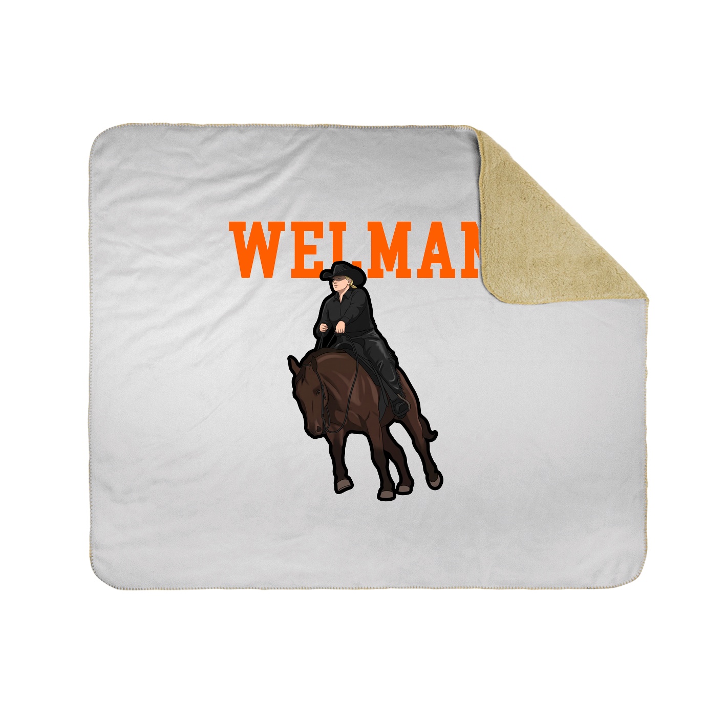 Throw Blanket — Shirsey in White