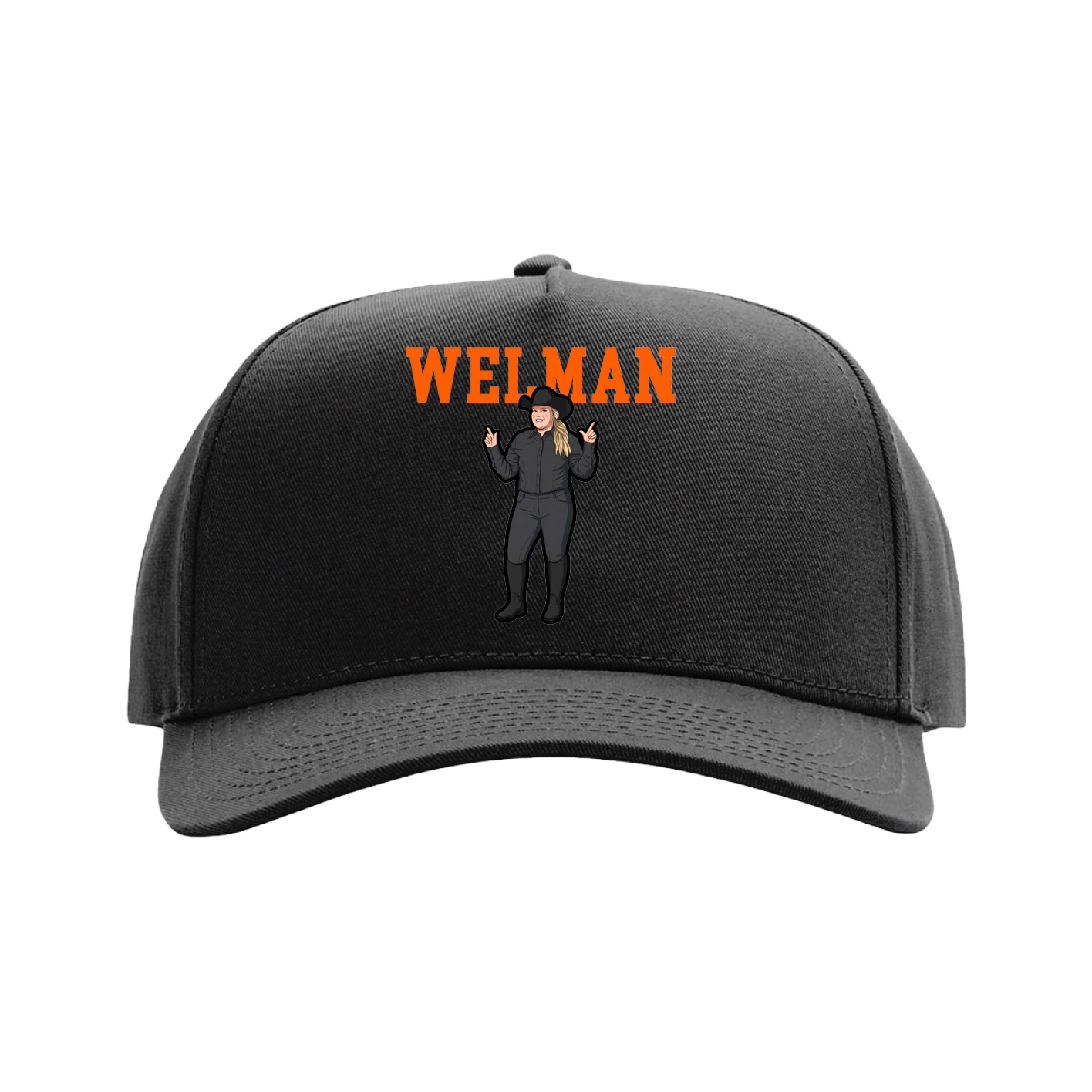 Full Fabric Five-Panel Champ Cap