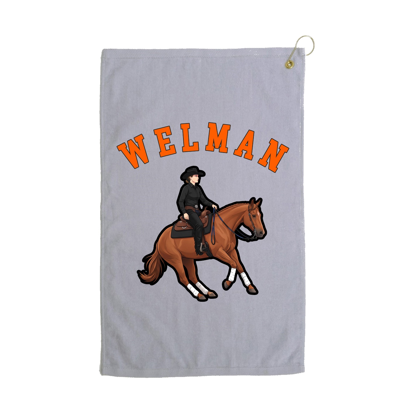 Golf Towel — Shirsey Arch in Grey