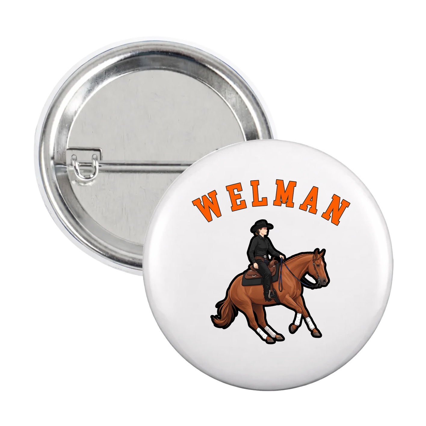 Game Day Button — Shirsey Arch in White