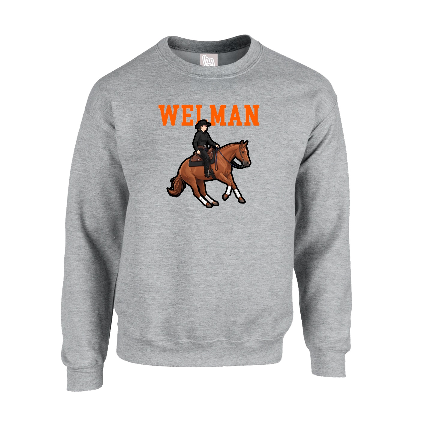 Fleece Crew — Shirsey in Grey