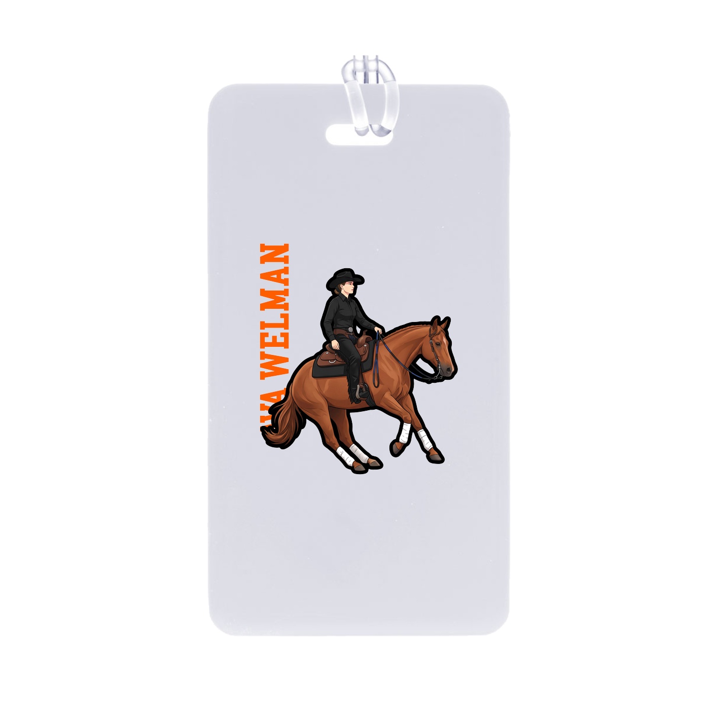 Bag Tag — Name Vertical in Classic