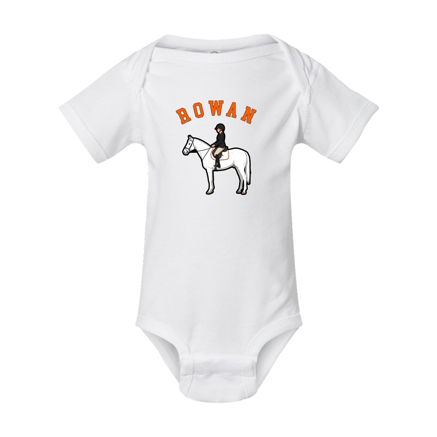 Baby Onesie — Shirsey Arch in White