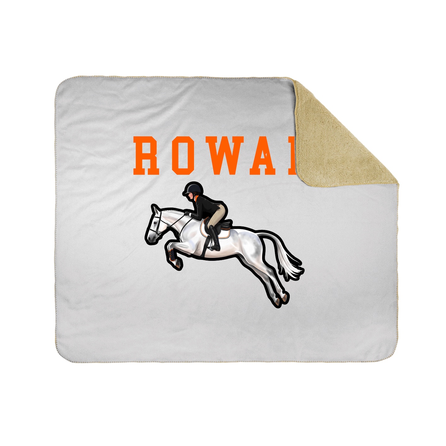 Throw Blanket — Shirsey in White