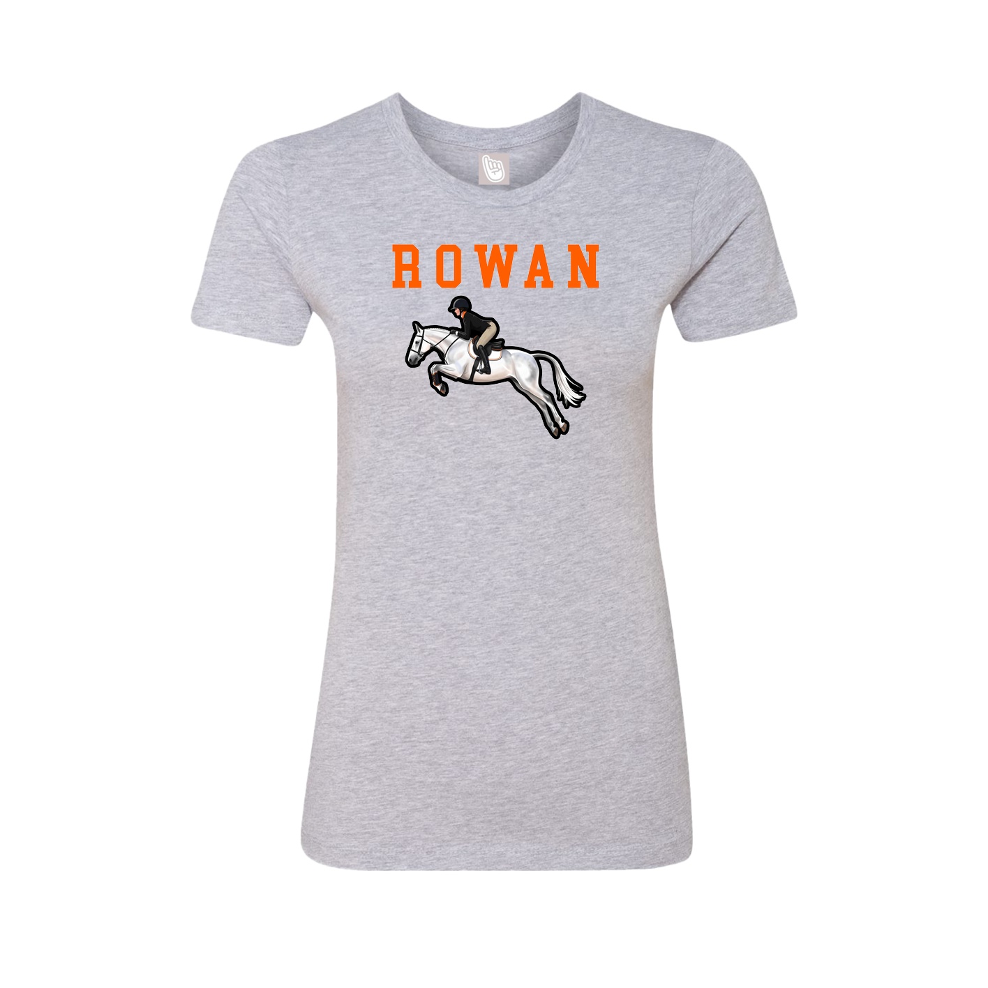 Fitted Women's Tee — Shirsey in Grey