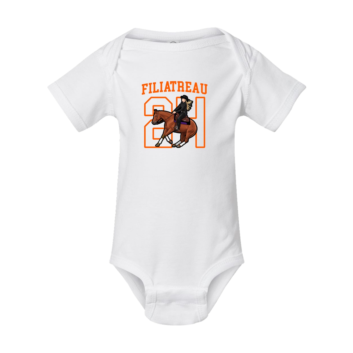 Baby Onesie — Shirsey in White
