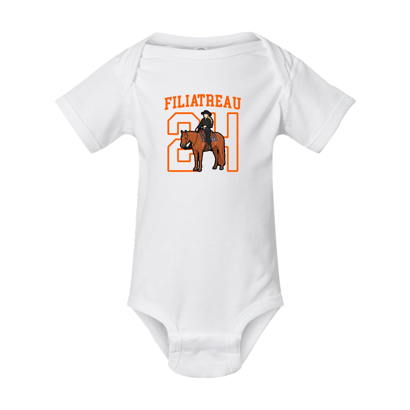 Baby Onesie — Shirsey in White
