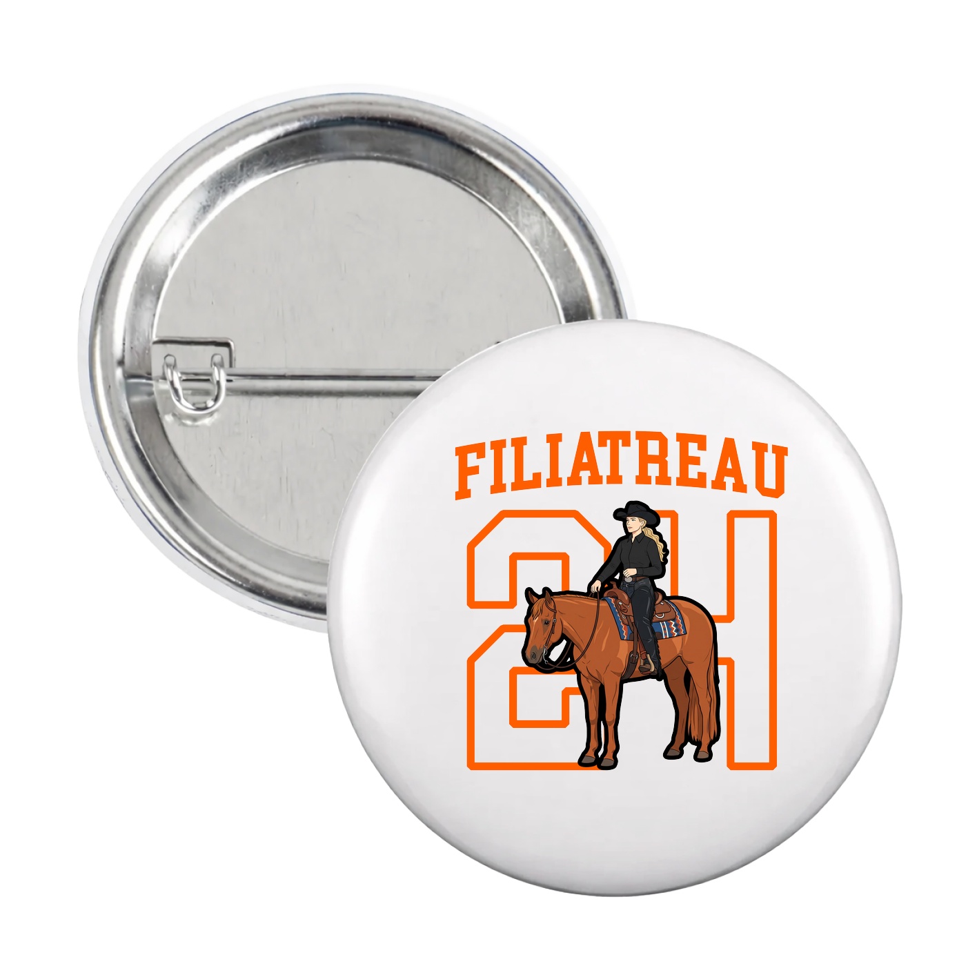 Game Day Button — Shirsey in White
