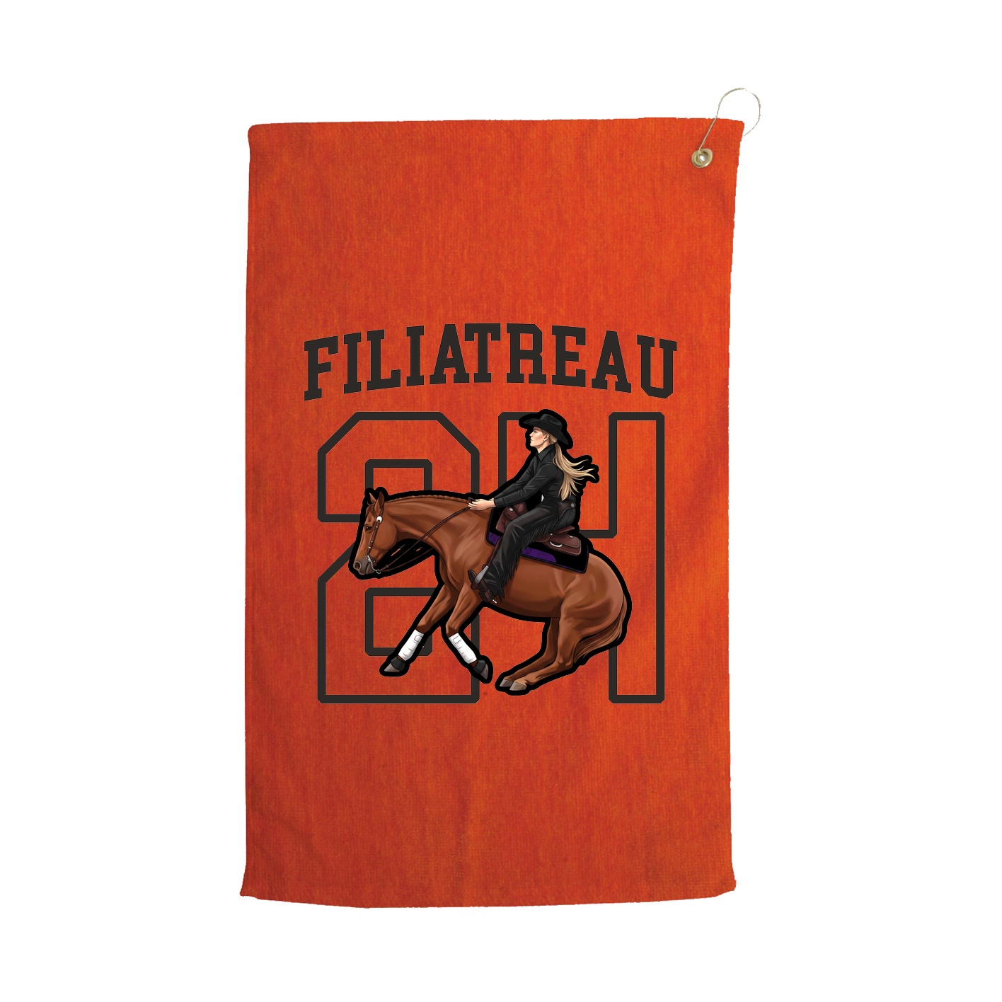 Golf Towel — Shirsey in Orange