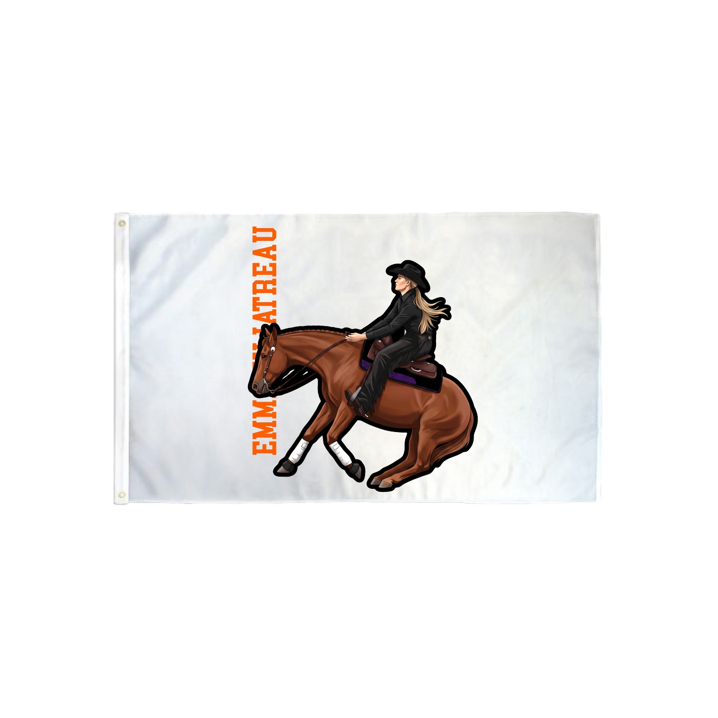 3x5 Flag — Name Vertical in Classic