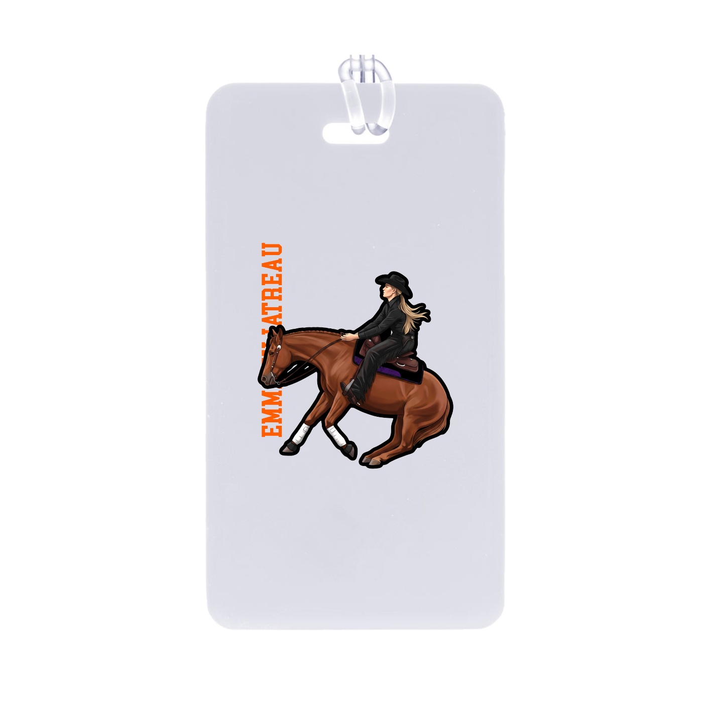 Bag Tag — Name Vertical in Classic