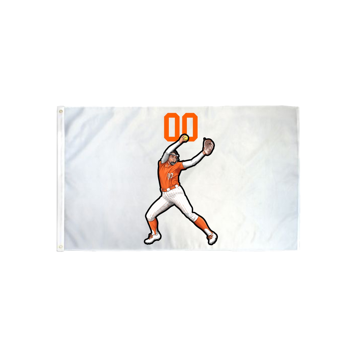 3x5 Flag — Number Top in Classic