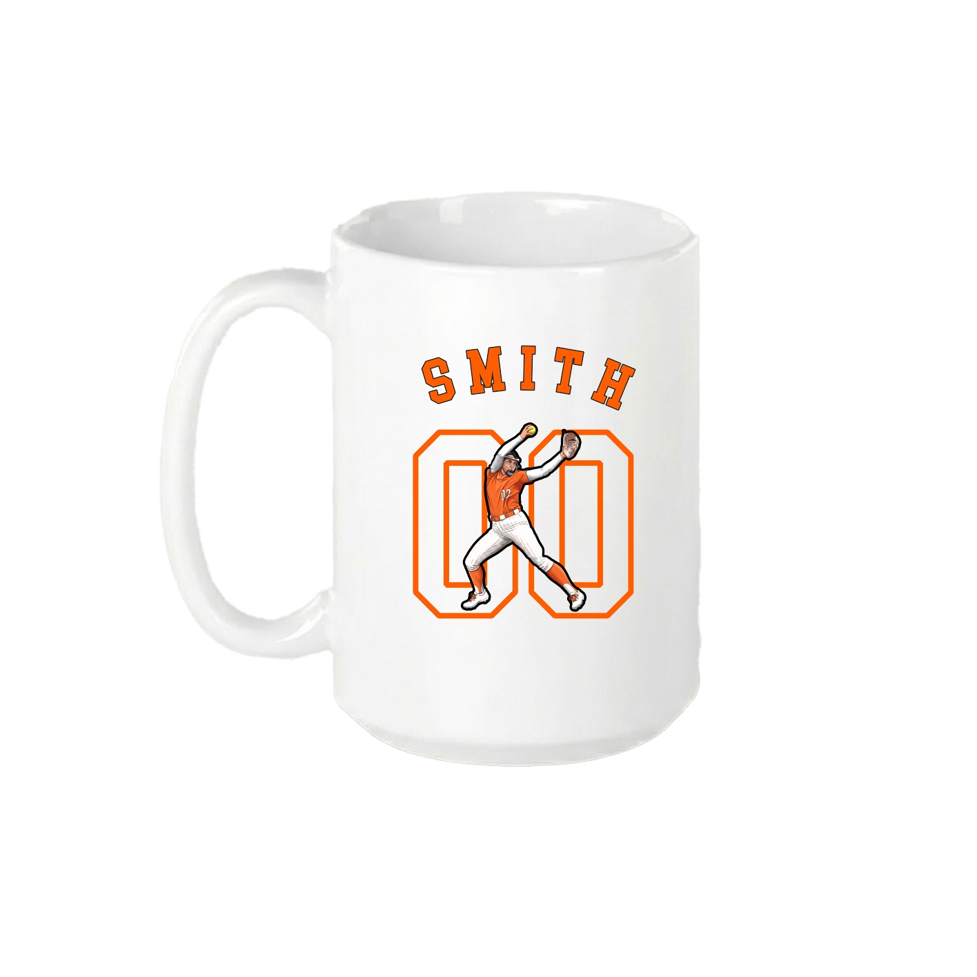 15oz Coffee Mug — Shirsey Arch in White
